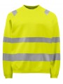 PROJOB 6106 SWEATSHIRT COL ROND - EN ISO 20471 CLASSE 3 jaune personnalisable