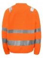 PROJOB 6106 SWEATSHIRT COL ROND - EN ISO 20471 CLASSE 3 orange personnalisable