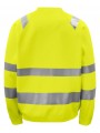 PROJOB 6106 SWEATSHIRT COL ROND - EN ISO 20471 CLASSE 3 jaune personnalisable