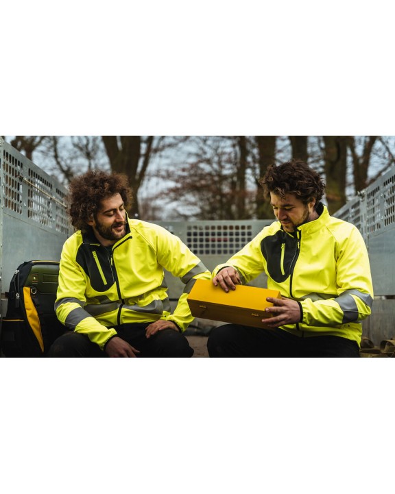 PROJOB 6432 SOFTSHELL JACKE EN ISO 20471 KLASSE 3/2 Softshell personalisierbar