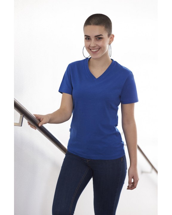 T-shirt COTTOVER T-SHIRT V-NECK LADY - GOTS GECERTIFICEERD voor bedrukking &amp; borduring
