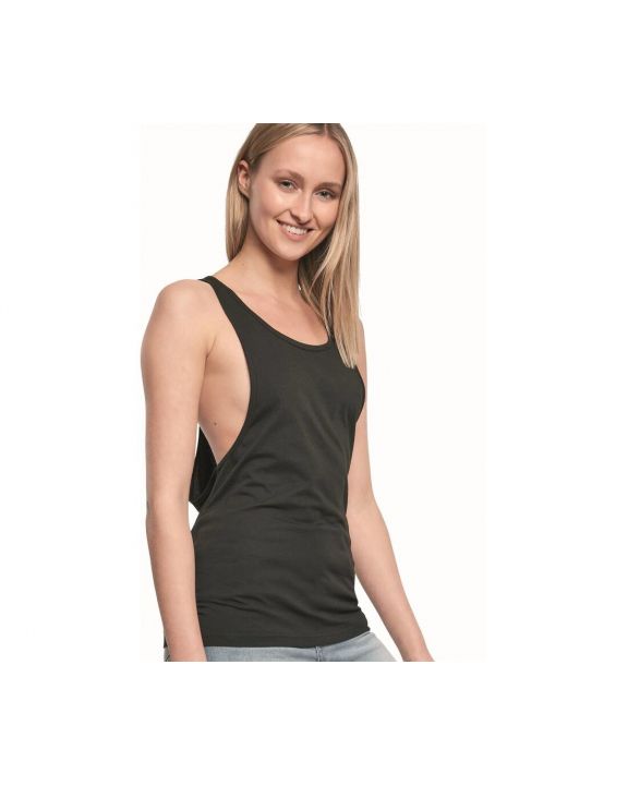 T-shirt BUILD YOUR BRAND Ladies` Loose Tank voor bedrukking & borduring