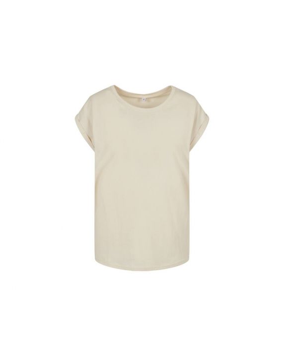 T-shirt personnalisable BUILD YOUR BRAND Ladies Extended Shoulder Tee