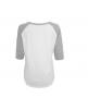 T-shirt BUILD YOUR BRAND Ladies` 3/4 Contrast Raglan Tee voor bedrukking & borduring