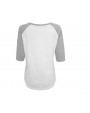 T-shirt BUILD YOUR BRAND Ladies` 3/4 Contrast Raglan Tee voor bedrukking &amp; borduring