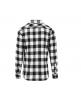 Hemd BUILD YOUR BRAND Checked Flannel Shirt personalisierbar