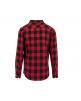 Hemd BUILD YOUR BRAND Checked Flannel Shirt voor bedrukking & borduring