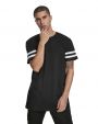 T-shirt BUILD YOUR BRAND Stripe Jersey Tee voor bedrukking &amp; borduring