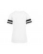 BUILD YOUR BRAND Ladies Mesh Stripe T-Shirt personalisierbar