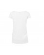 T-shirt BUILD YOUR BRAND Ladies` Wideneck Tee voor bedrukking &amp; borduring