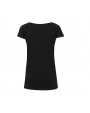 T-shirt BUILD YOUR BRAND Ladies` Wideneck Tee voor bedrukking &amp; borduring