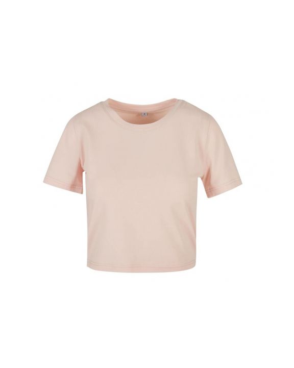 T-shirt BUILD YOUR BRAND Ladies` Cropped Tee voor bedrukking & borduring