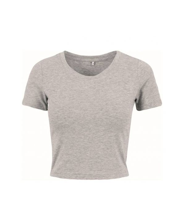 T-shirt personnalisable BUILD YOUR BRAND Ladies Cropped Tee