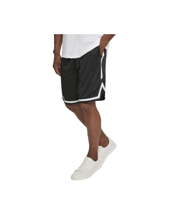  BUILD YOUR BRAND Two-tone Mesh Shorts personalisierbar