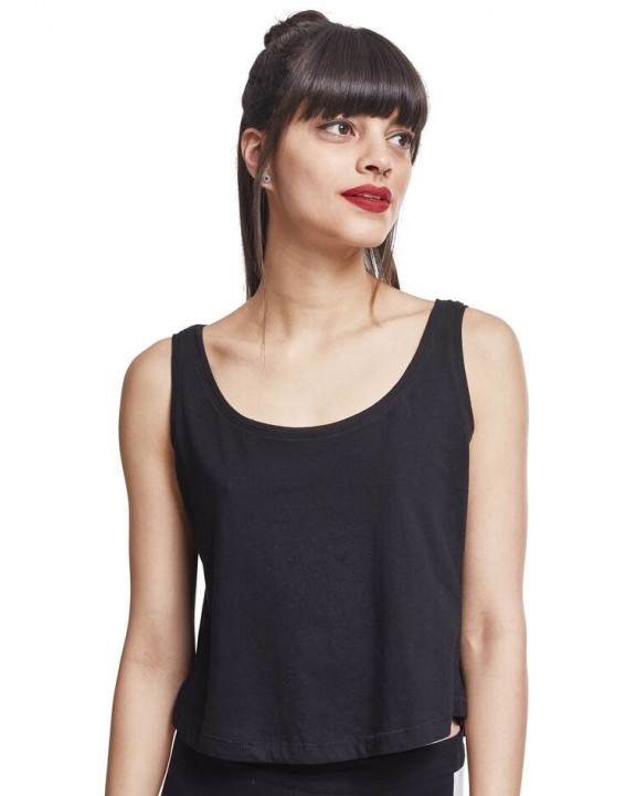 BUILD YOUR BRAND Ladies oversized Tanktop T-Shirt personalisierbar
