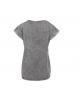 T-Shirt BUILD YOUR BRAND Ladies Acid Washed Extended Shoulder Tee personalisierbar