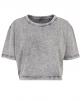T-shirt personnalisable BUILD YOUR BRAND Ladies Acid Washed Cropped Tee