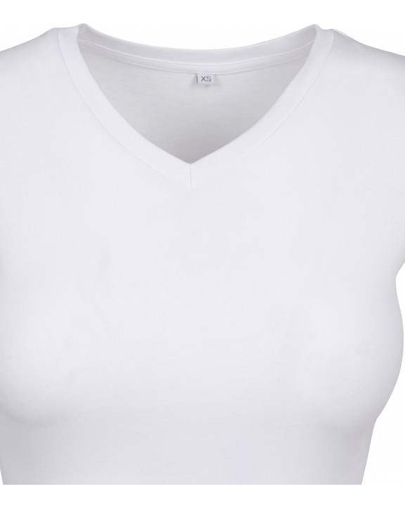T-shirt BUILD YOUR BRAND Ladies` Basic Tee voor bedrukking &amp; borduring