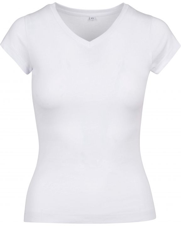 T-shirt BUILD YOUR BRAND Ladies` Basic Tee voor bedrukking & borduring