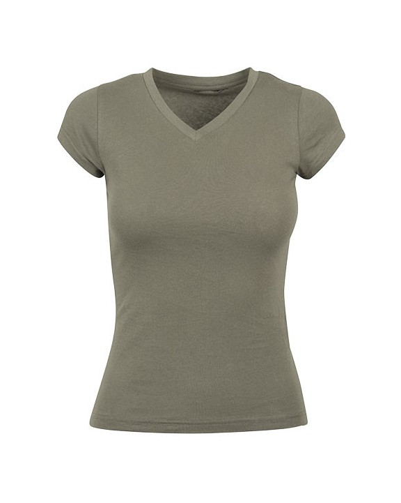 T-shirt BUILD YOUR BRAND Ladies` Basic Tee voor bedrukking &amp; borduring