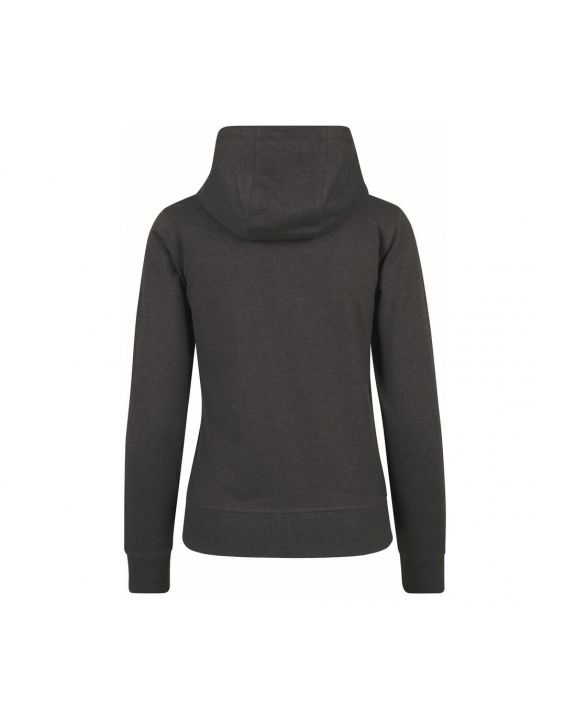 Sweater BUILD YOUR BRAND Ladies` Terry Zip Hoody voor bedrukking & borduring