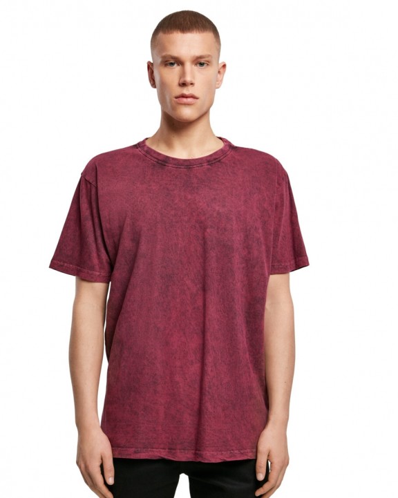 T-shirt BUILD YOUR BRAND ACID WASHED TEE voor bedrukking &amp; borduring