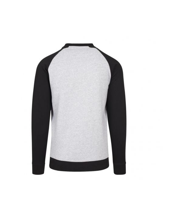 Sweater BUILD YOUR BRAND Raglan Crewneck voor bedrukking & borduring