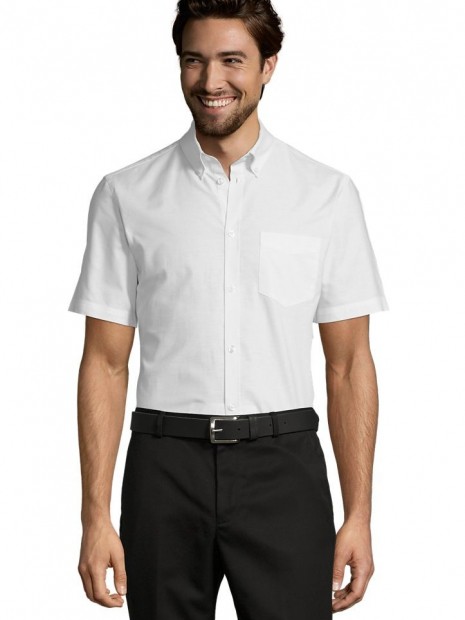 Chemises à personnaliser SOL'S Brisbane Fit blanc