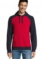 Sweat-shirts à personnaliser SOL'S Seattle french navy/red