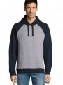Sweat-shirts à personnaliser SOL'S Seattle GREY MELANGE/NAVY