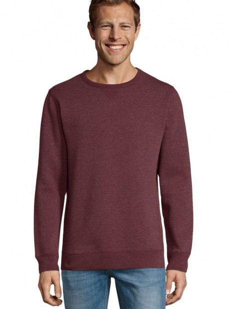 Sweat-shirts à personnaliser SOL'S Sully oxblood chiné