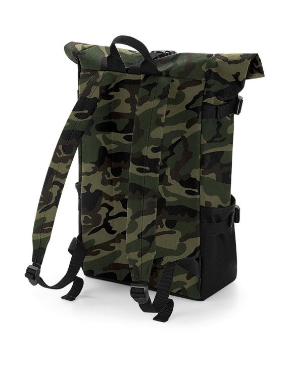 Tas & zak BAG BASE Block Roll-Top Backpack voor bedrukking & borduring