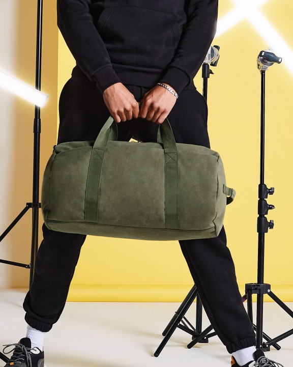 Sac & bagagerie personnalisable BAG BASE VINTAGE CANVAS BARREL BAG