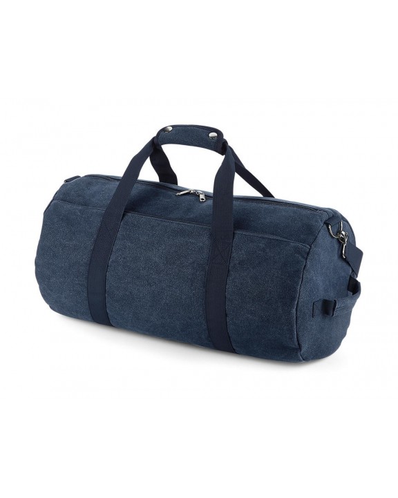 Sac & bagagerie personnalisable BAG BASE VINTAGE CANVAS BARREL BAG