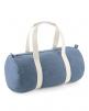 Tas & zak BAG BASE Denim Barrel Bag voor bedrukking & borduring