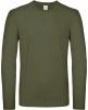 T-Shirt B&C Herren-Langarmshirt #E150 personalisierbar