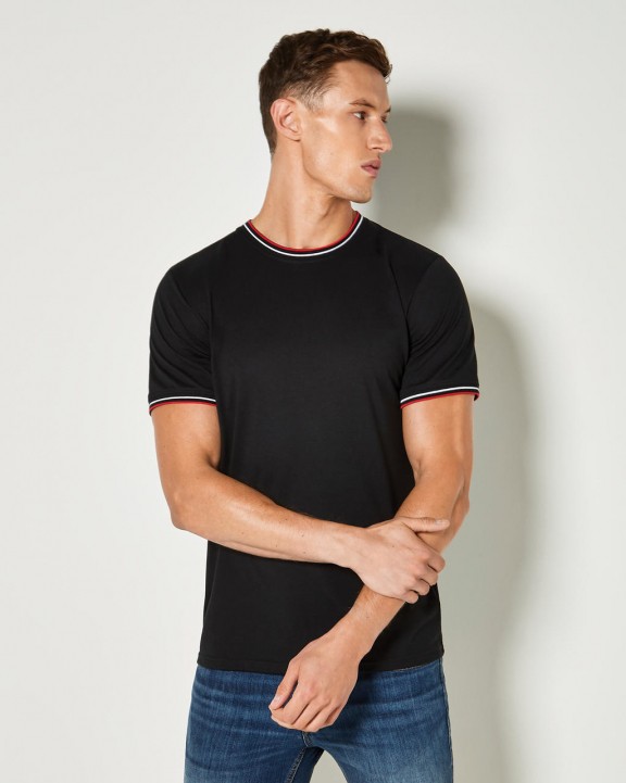 T-shirt personnalisable KUSTOM KIT Fashion Fit Tipped Tee