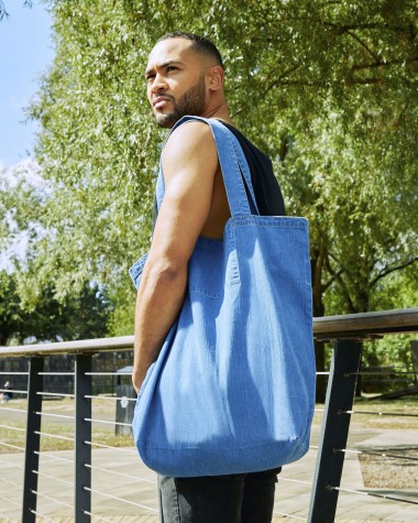 MANTIS DENIM SHOPPER Tote Bag personalisierbar