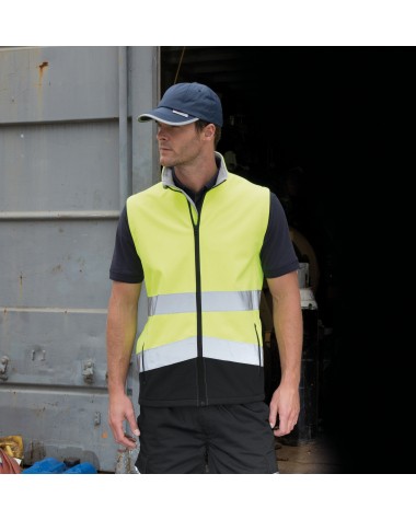 Softshell personnalisable RESULT Gilet softshell High Viz