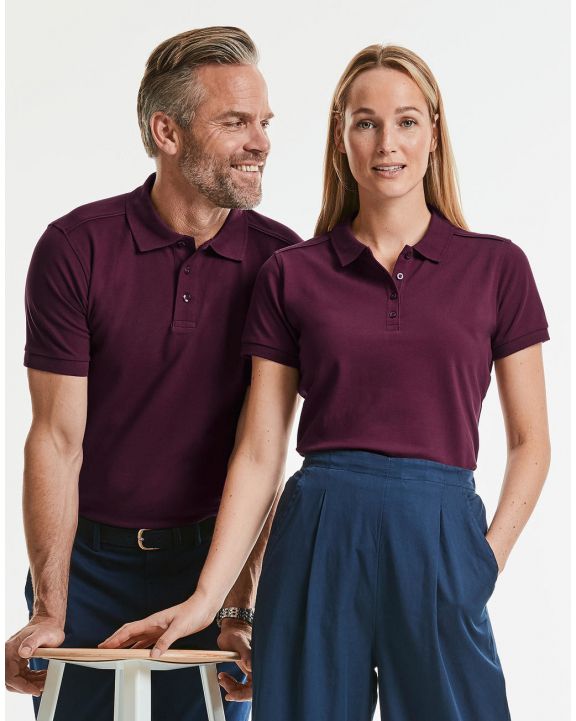 Poloshirt RUSSELL Men's Tailored Stretch Polo voor bedrukking & borduring