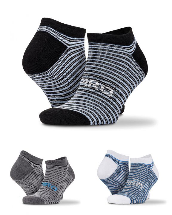 Unterwäsche SPIRO 3-Pack Mixed Stripe Sneaker Socks personalisierbar