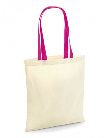 Tote bag WESTFORDMILL Bag for Life - Contrast Handles voor bedrukking &amp; borduring