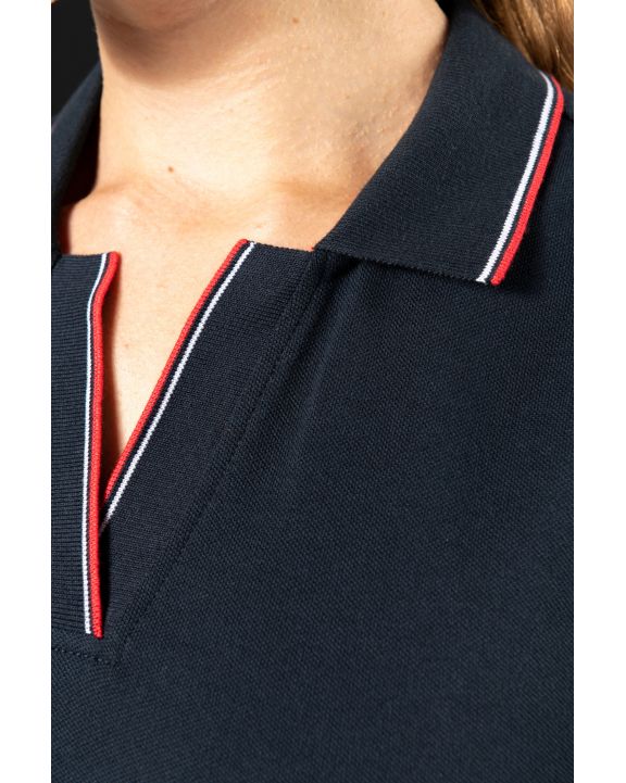 Poloshirt KARIBAN Ärmelloses Polohemd für Damen personalisierbar