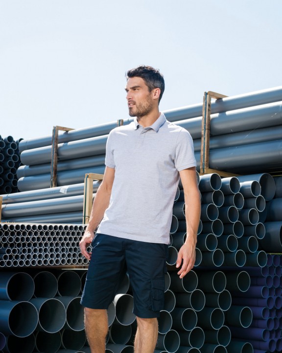 Polo personnalisable WK. DESIGNED TO WORK Polo col boutons pression manches courtes homme