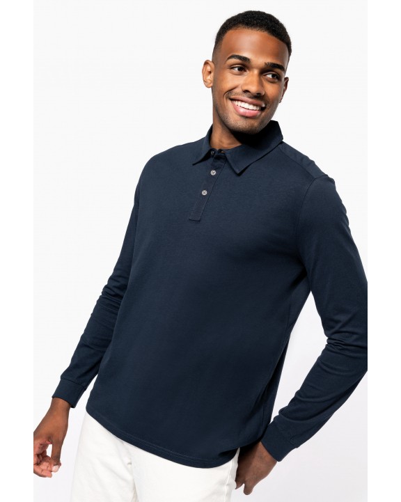 Polo personnalisable KARIBAN Polo jersey manches longues homme