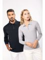 Polo personnalisable KARIBAN Polo jersey manches longues femme