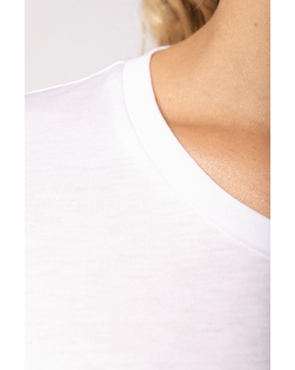 T-shirt KARIBAN Dames-t-shirt Supima® ronde hals korte mouwen voor bedrukking &amp; borduring