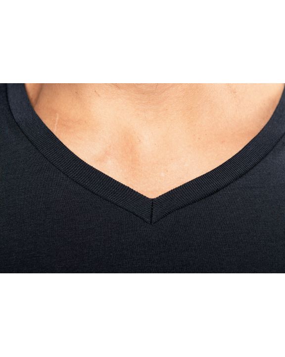 T-shirt KARIBAN Heren-t-shirt Supima® V-hals korte mouwen voor bedrukking & borduring