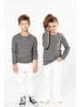 Sweat-shirt personnalisable KARIBAN Sweat-shirt Bio manches raglan enfant