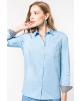 Hemd KARIBAN Damesoverhemd met lange mouwen van katoen Nevada voor bedrukking & borduring